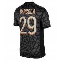 Camisa de Futebol Paris Saint-Germain Bradley Barcola #29 Equipamento Alternativo 2023-24 Manga Curta